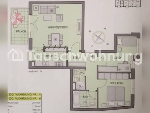 Wohnung zur Miete Tauschwohnung 1.500 € 3 Zimmer 75 m² 1. Geschoss Moosach München 80992