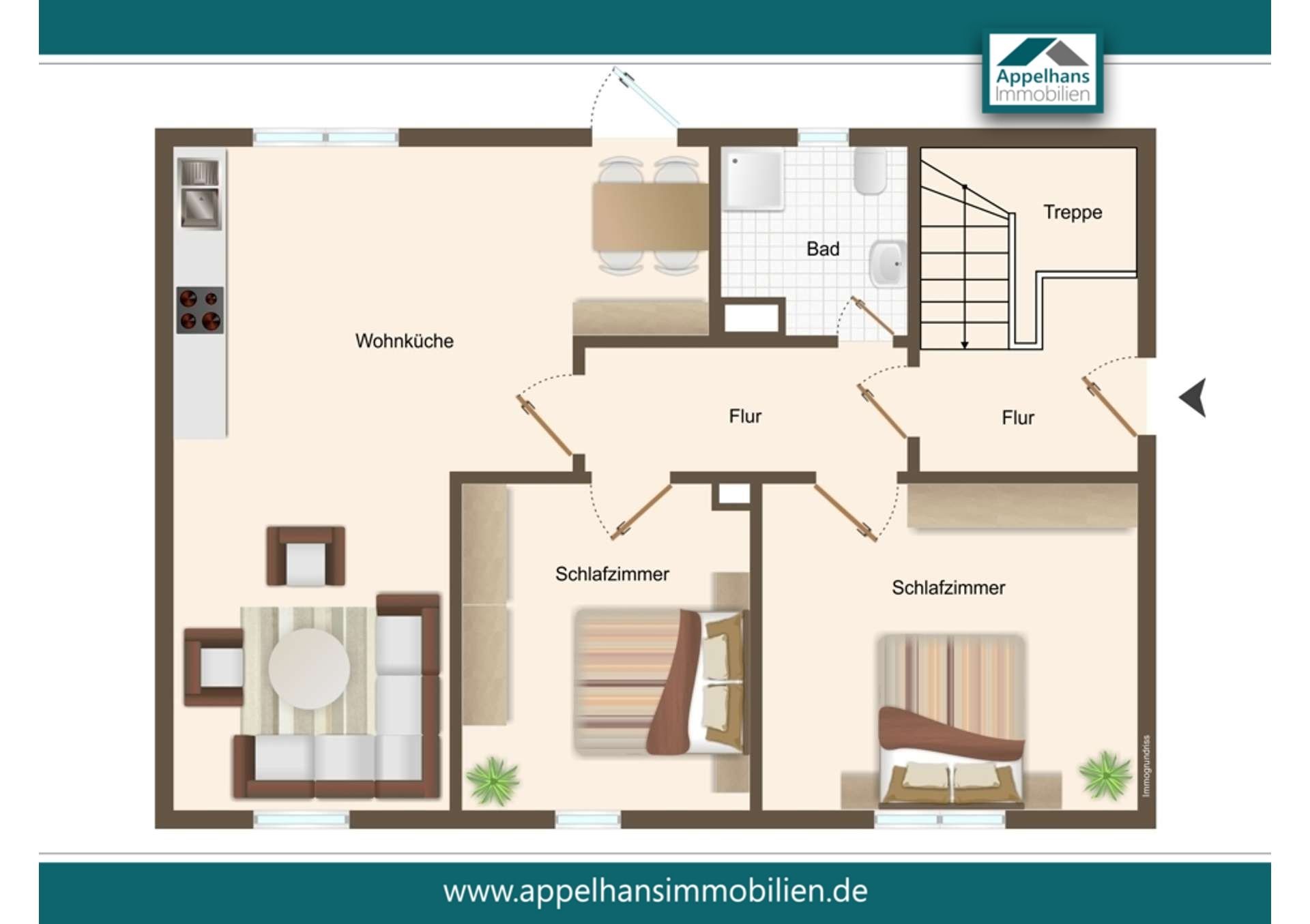 Mehrfamilienhaus zum Kauf provisionsfrei 349.000 € 6 Zimmer 132 m²<br/>Wohnfläche 849 m²<br/>Grundstück Stadt Ibbenbüren 49477