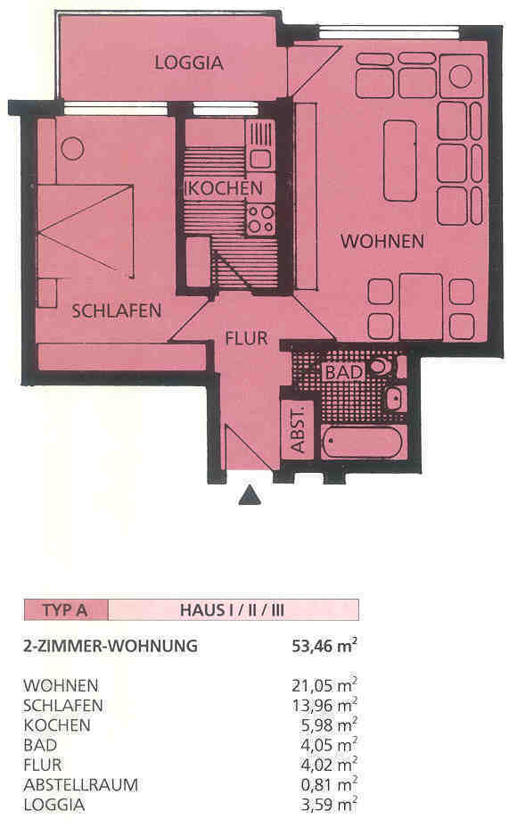 Wohnung zum Kauf 160.000 € 2 Zimmer 53,5 m²<br/>Wohnfläche 1.<br/>Geschoss Parkgrund 3 Schenefeld 22869