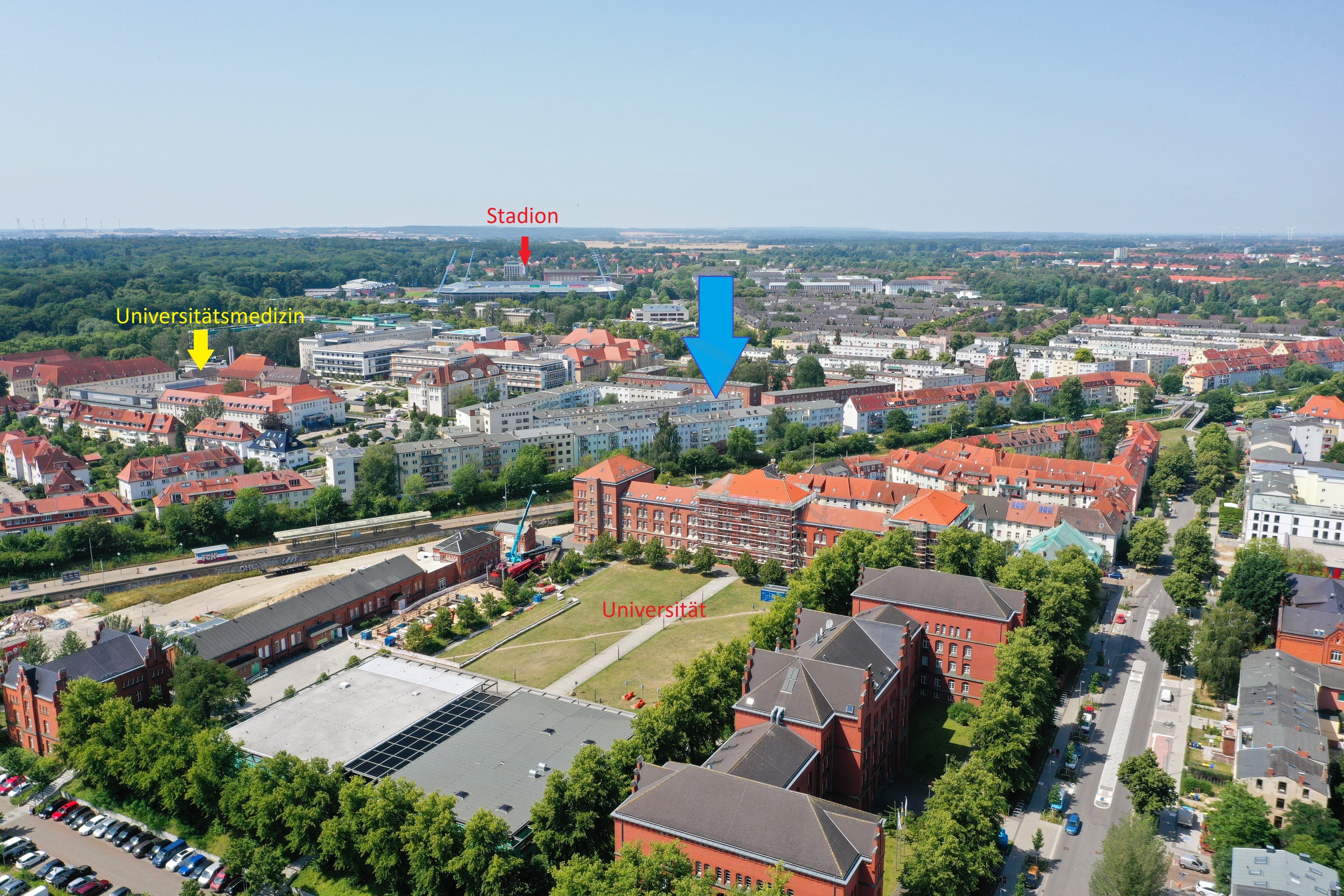 Wohnung zur Miete 1.125 € 3 Zimmer 75 m²<br/>Wohnfläche 1.<br/>Geschoss Hansaviertel Rostock 18057