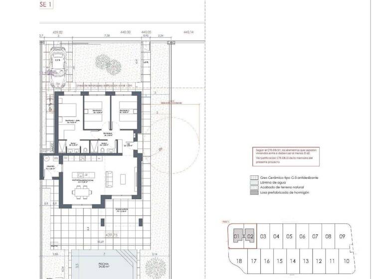 Doppelhaushälfte zum Kauf provisionsfrei 315.000 € 3 Zimmer 127 m² 371 m² Grundstück La Romana