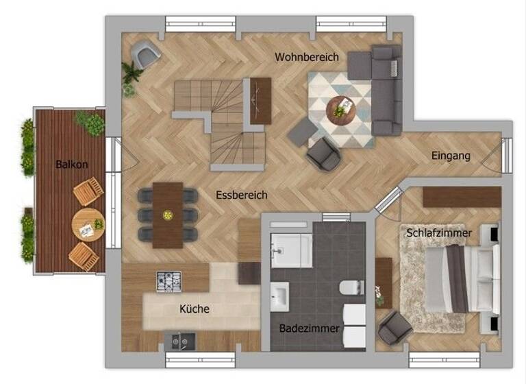 Maisonette zur Miete 1.200 € 4 Zimmer 137 m²<br/>Wohnfläche Mehrstetten Mehrstetten 72537