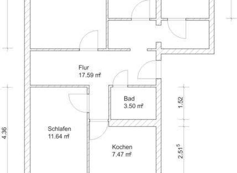 Wohnung zur Miete 430 € 4 Zimmer 82 m² frei ab 01.05.2026 Lobensteiner Str. 19 Lusan Gera 07549