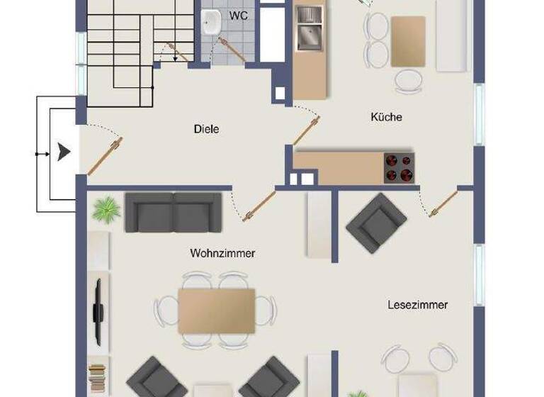 Einfamilienhaus zum Kauf 205.000 € 4 Zimmer 114,6 m² 441 m² Grundstück Bockum-Hövel Hamm 59075