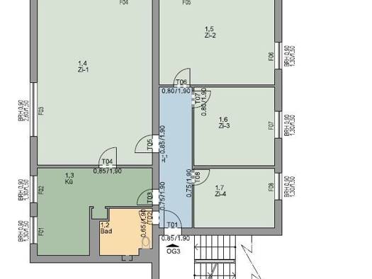 Wohnung zur Miete 806 € 4 Zimmer 124 m² 3. Geschoss frei ab 01.11.2026 Scharnhorststraße 1 Fritzlar Fritzlar 34560