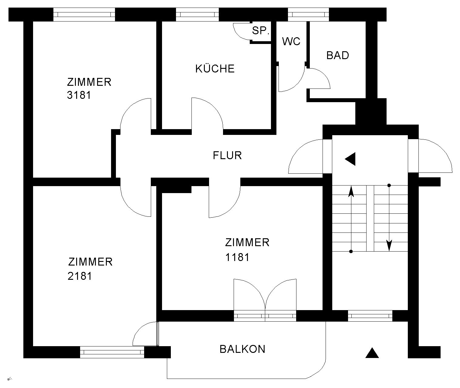 Wohnung zur Miete 151 € 1 Zimmer 21,6 m²<br/>Wohnfläche 2.<br/>Geschoss 01.02.2025<br/>Verfügbarkeit Kleiststr. 10 Stadtmitte Wolfsburg 38440