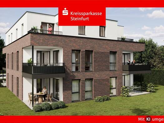 Wohnung zum Kauf - Erstbezug 340.500 € 2 Zimmer 79,7 m² Westerkappeln Westerkappeln 49492
