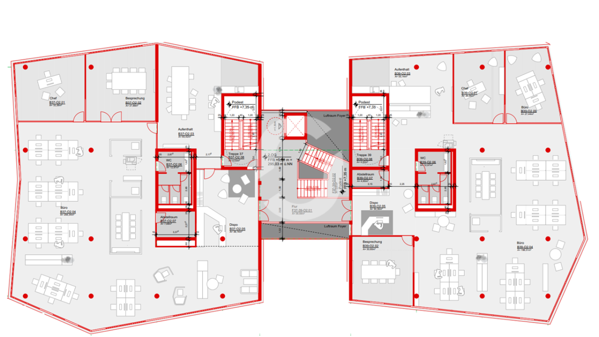 Büro-/Praxisfläche zur Miete provisionsfrei 19 € 448,2 m²<br/>Bürofläche ab 448,2 m²<br/>Teilbarkeit Zuffenhausen - Schützenbühl Stuttgart, Zuffenhausen 70435