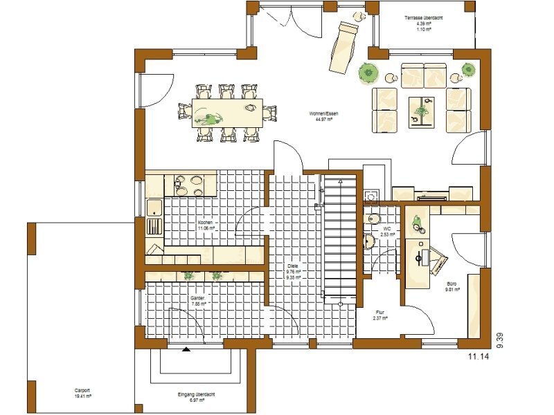 Einfamilienhaus zum Kauf 768.500 € 6 Zimmer 181 m²<br/>Wohnfläche 847 m²<br/>Grundstück Mickhausen Mickhausen 86866