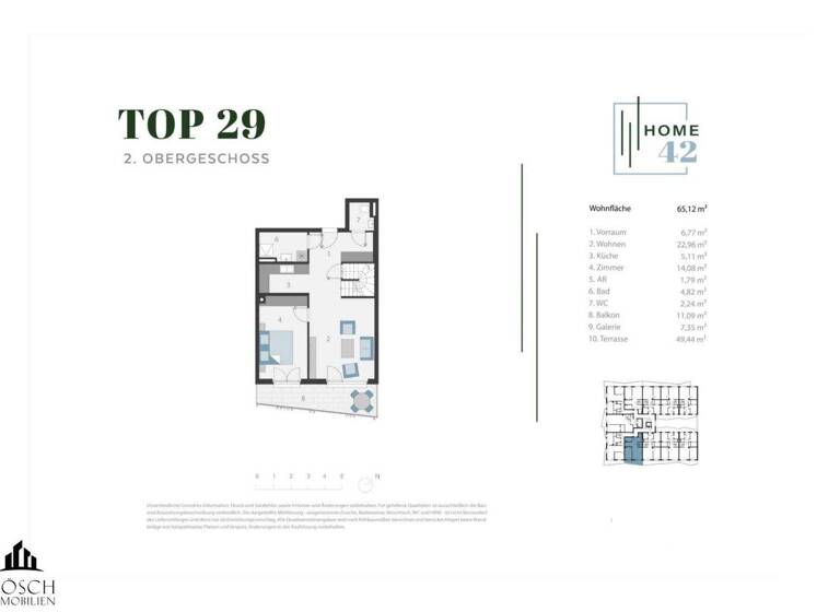 Maisonette zum Kauf - Erstbezug 329.000 € 2 Zimmer 66,8 m² 2. Geschoss Tullnerbach-Lawies 3013