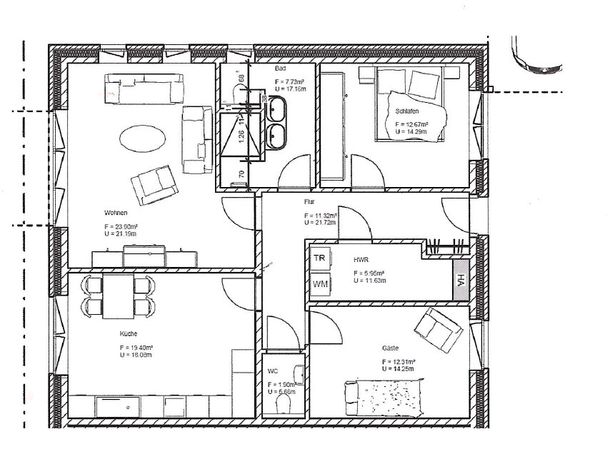 Bungalow zur Miete 935 € 3 Zimmer 95 m²<br/>Wohnfläche 450 m²<br/>Grundstück Strackholt Großefehn 26629