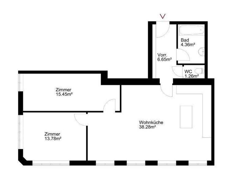 Wohnung zum Kauf 297.000 € 3 Zimmer 83 m² 4. Geschoss Wien 1100