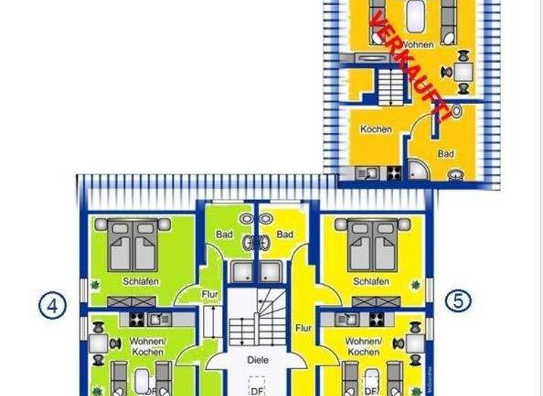 Wohnung zum Kauf 89.000 € 2 Zimmer 33 m² Neuharlingersiel 26427