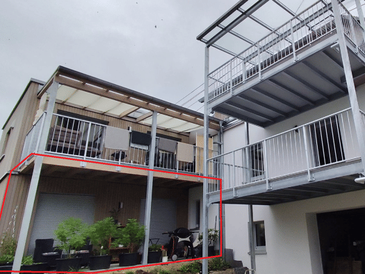 Terrassenwohnung zur Miete 1.077 € 3 Zimmer 79 m² Geschoss EG/1 frei ab sofort Fridingen an der Donau 78567