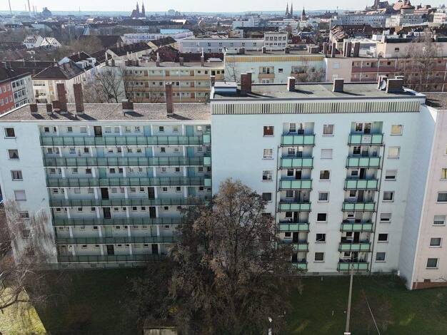 Wohnung zum Kauf 295.000 € 3 Zimmer 63,6 m² 6. Geschoss frei ab sofort Bauvereinstraße 21 Wöhrd Nürnberg 90489