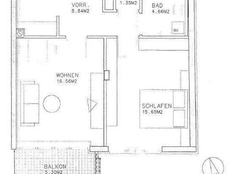 Wohnung zum Kauf 406.000 € 2 Zimmer 47,1 m² Wien 1080