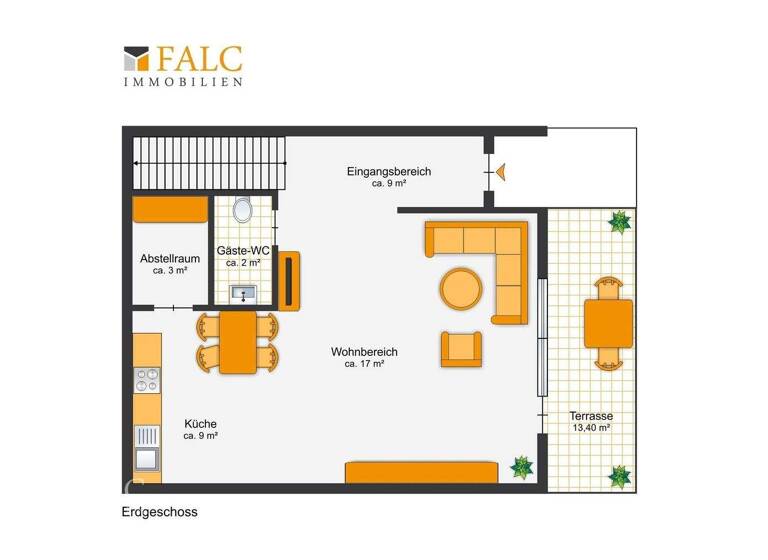 Reihenmittelhaus zur Miete 1.396 € 2 Zimmer 76,4 m² 76,4 m² Grundstück Bohnsdorf Berlin / Bohnsdorf 12526