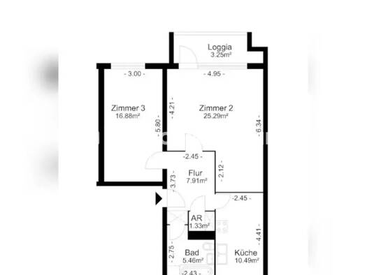 Wohnung zur Miete Tauschwohnung 440 € 2 Zimmer 86 m² 1. Geschoss Wedding Mitte 13355