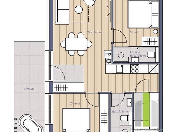 Wohnung zum Kauf 709.226 € 3 Zimmer 64,4 m² Pruggern 8965