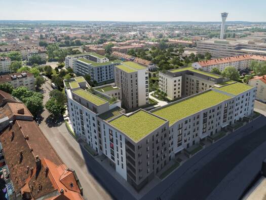 Wohnung zur Miete 646 € 1,5 Zimmer 37,8 m² EG Adam-Klein-Straße 155 Seeleinsbühl Westliche Außenstadt 90431