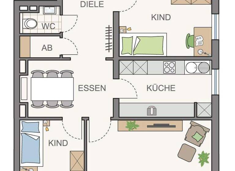 Wohnung zum Kauf 399.000 € 4,5 Zimmer 104 m² Nikola Landshut 84034