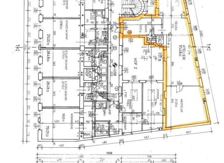 Büro zur Miete 1.002 € 2 Zimmer Wien 1030