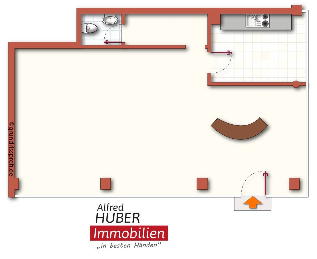 Laden zur Miete 544 € 2 Zimmer 68 m²<br/>Verkaufsfläche Salzburger Str. 20 Ainring Ainring 83404