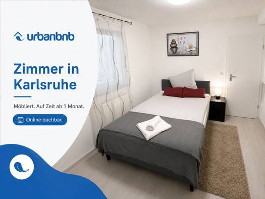 Studio zur Miete auf Zeit 750 € 1 Zimmer 14 m² frei ab sofort Grötzinger Straße Durlach Durlach 76227
