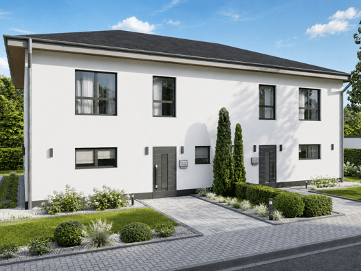 Doppelhaushälfte zum Kauf - Erstbezug provisionsfrei 357.000 € 4 Zimmer 116 m² 317 m² Grundstück Irxleben Hohe Börde 39167