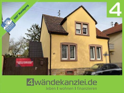 Haus zum Kauf 249.000 € 4 Zimmer 84,8 m² 450 m² Grundstück Ruchheim Ludwigshafen am Rhein / Ruchheim 67071