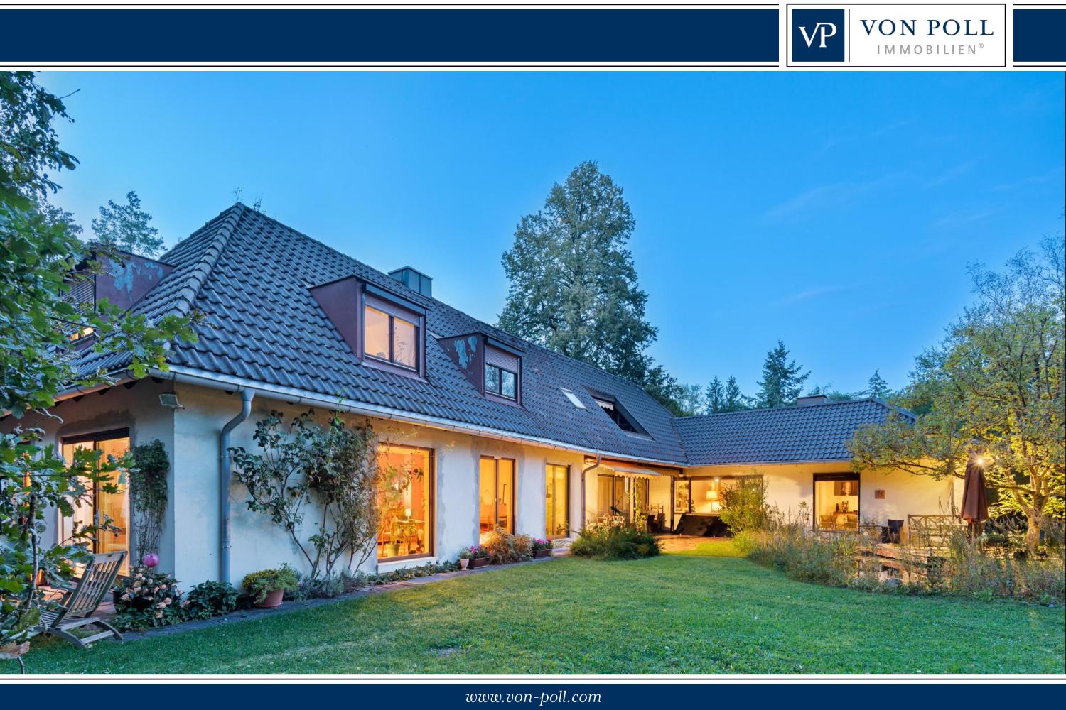 Bungalow zum Kauf 3.950.000 € 8 Zimmer 285 m²<br/>Wohnfläche 1.741 m²<br/>Grundstück Gräfelfing Gräfelfing 82166