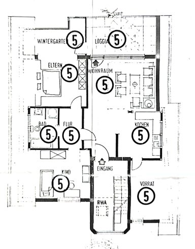 Wohnung zur Miete 840 € 3 Zimmer 98 m² 2. Geschoss frei ab sofort Brüderweg 58 (Alt-) Siegen - Giersberg Siegen 57074