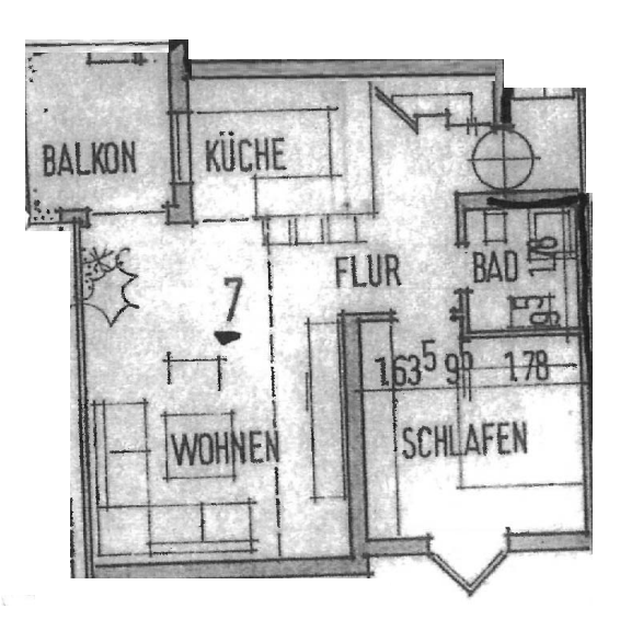 Wohnung zum Kauf 210.000 € 3 Zimmer 68 m²<br/>Wohnfläche Allmersbach Allmersbach im Tal 72461