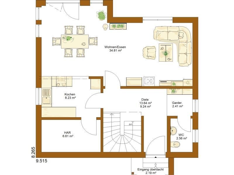 Einfamilienhaus zum Kauf provisionsfrei 585.000 € 4 Zimmer 122 m²<br/>Wohnfläche 630 m²<br/>Grundstück Bötzseestraße 10 Nord Petershagen 15345