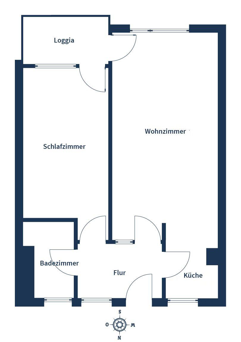 Wohnung zum Kauf 319.000 € 2 Zimmer 44 m²<br/>Wohnfläche 1.<br/>Geschoss Pasing München 81243