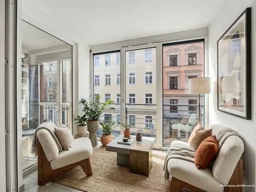 Wohnung zum Kauf 1.050.000 € 3 Zimmer 95,1 m² 2. Geschoss Ludwigsvorstadt-Isarvorstadt München 80469