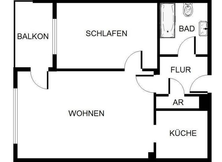 Wohnung zur Miete 421 € 2 Zimmer 42,1 m² 2. Geschoss frei ab 01.05.2026 Rabenstr. 46 Pinneberg 25421