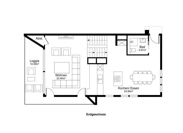 Wohnung zum Kauf provisionsfrei 890.000 € 3,5 Zimmer 109 m² 3. Geschoss Am Hafendeck 6-8 Offenbach am Main Offenbach 63067