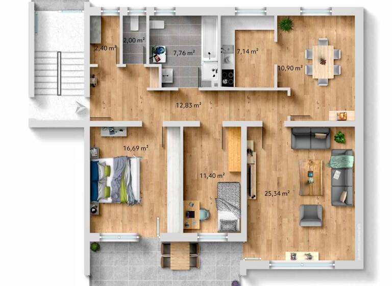 Haus zum Kauf 1.650.000 € 18 Zimmer 562 m² 1.155 m² Grundstück Böhmerwaldstraße 19a Gersthofen 86368