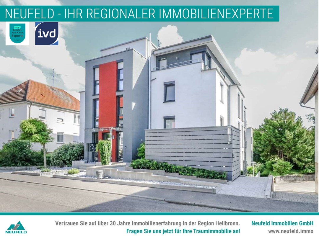 Terrassenwohnung zur Miete 1.590 € 4,5 Zimmer 120,2 m²<br/>Wohnfläche 15.02.2025<br/>Verfügbarkeit Linkstraße 66 Unterer Wartberg Heilbronn 74076