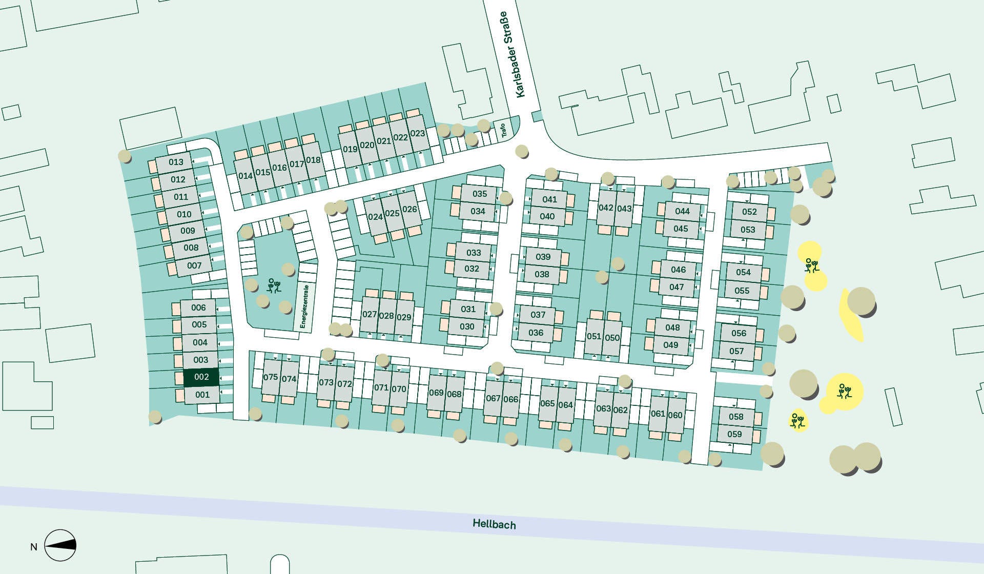 Reihenmittelhaus zum Kauf provisionsfrei 389.900 € 5 Zimmer 113,1 m²<br/>Wohnfläche 148 m²<br/>Grundstück Karlsbader Straße 67 Hillerheide Recklinghausen 45659