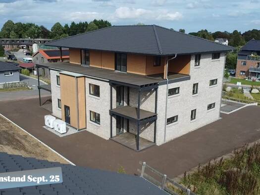 Terrassenwohnung zum Kauf - Erstbezug 318.000 € 3 Zimmer 105 m² EG frei ab sofort Steinbergkirche 24972