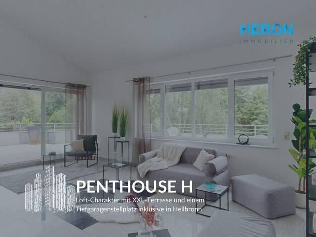 Penthouse zur Miete 1.550 € 4,5 Zimmer 155 m² 3. Geschoss Heilbronn 74074