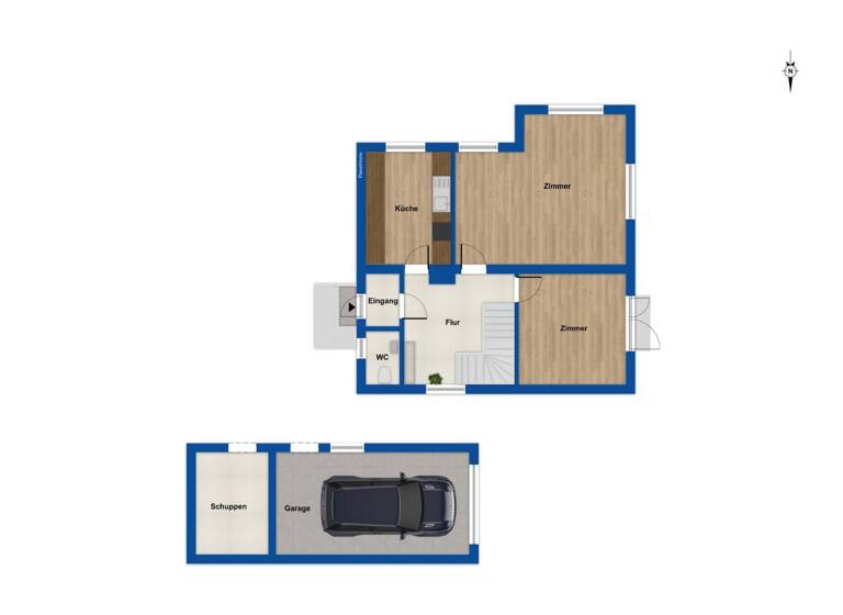 Einfamilienhaus zum Kauf 269.000 € 5 Zimmer 90 m² 500 m² Grundstück Lohmen 01847