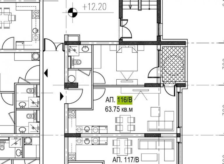 Studio zum Kauf 125.217 € 2 Zimmer 73,7 m² Sofia