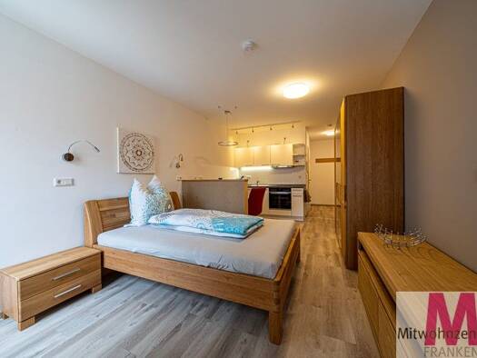 Wohnung zur Miete Wohnen auf Zeit 820 € 1 Zimmer 28 m² frei ab 01.09.2025 Lorenz Nürnberg 90402