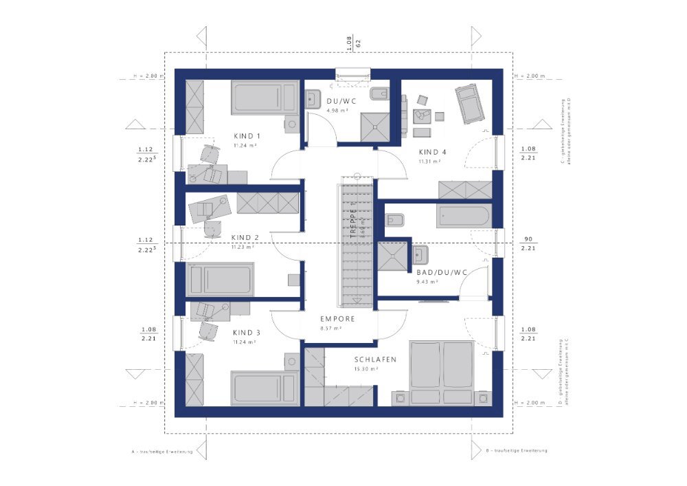 Einfamilienhaus zum Kauf 684.547 € 5 Zimmer 152 m²<br/>Wohnfläche 832 m²<br/>Grundstück Eitorf Eitorf 53783