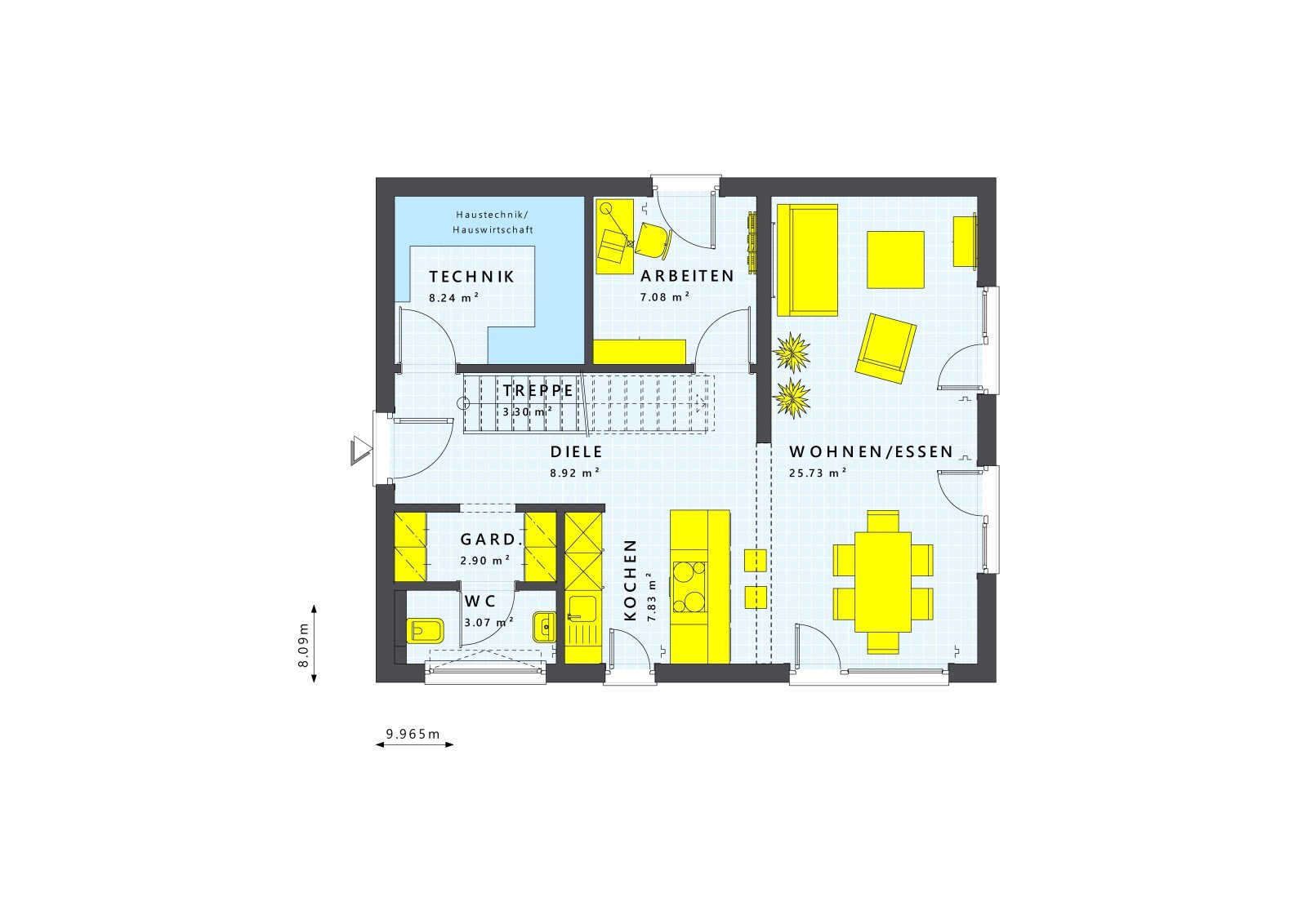 Einfamilienhaus zum Kauf provisionsfrei 436.019 € 4 Zimmer 138 m²<br/>Wohnfläche 700 m²<br/>Grundstück Merxhausen Bad Emstal 34308