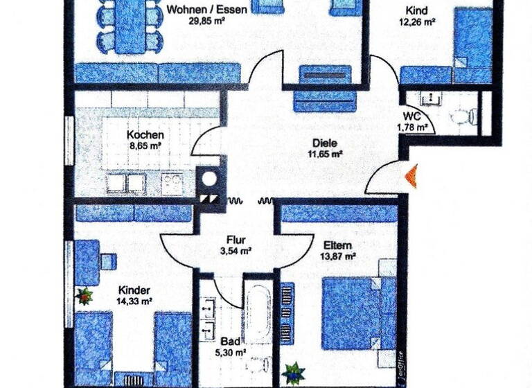 Wohnung zum Kauf provisionsfrei 609.000 € 4 Zimmer 110 m² 2. Geschoss Lerchenfeld Freising 85356