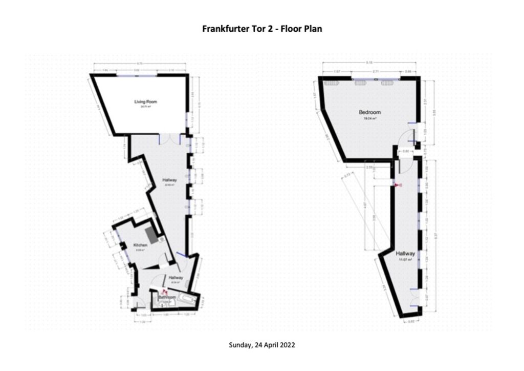 Wohnung zur Miete Wohnen auf Zeit 2.700 € 5 Zimmer 110 m²<br/>Wohnfläche 01.01.2025<br/>Verfügbarkeit Frankfurter Tor Friedrichshain Berlin 10243